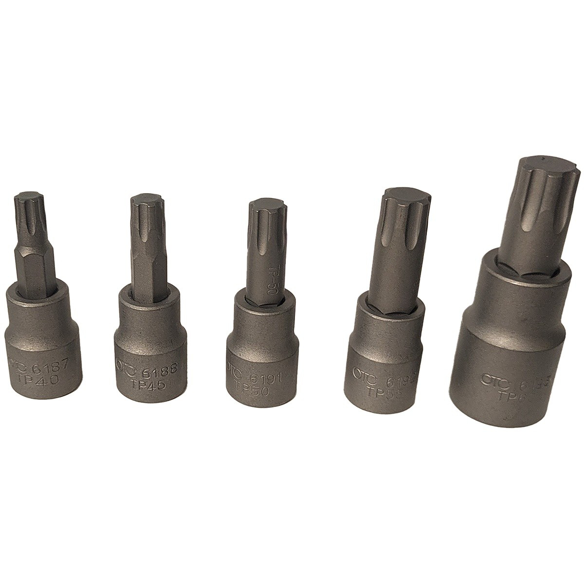 5900-TP40-TP60 Torx Plus Socket Set, 5 Piece, TP40, TP45, TP50, TP55 & TP60