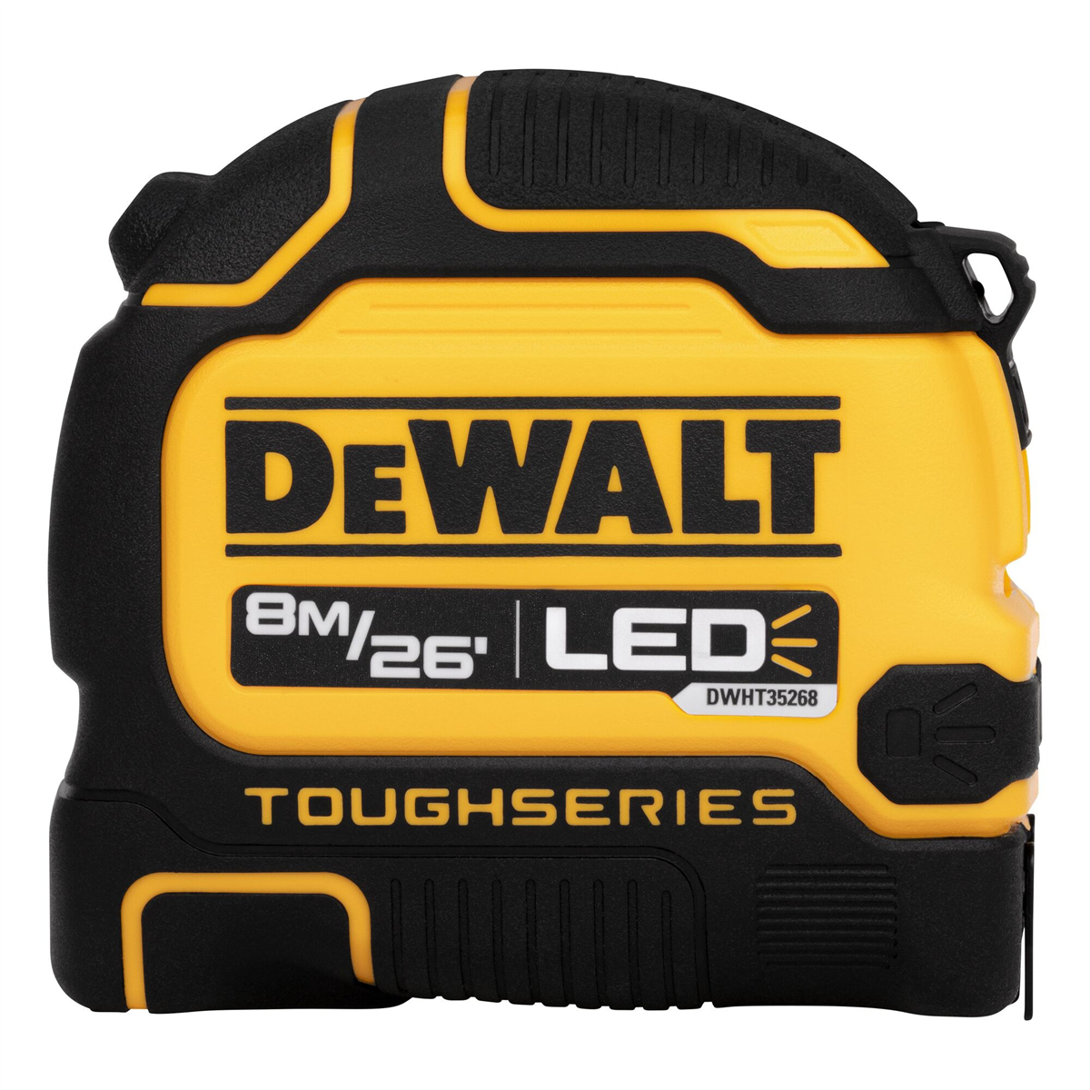 DWTDWHT35268S 8 m & 26 ft. Lighted Tape Measure