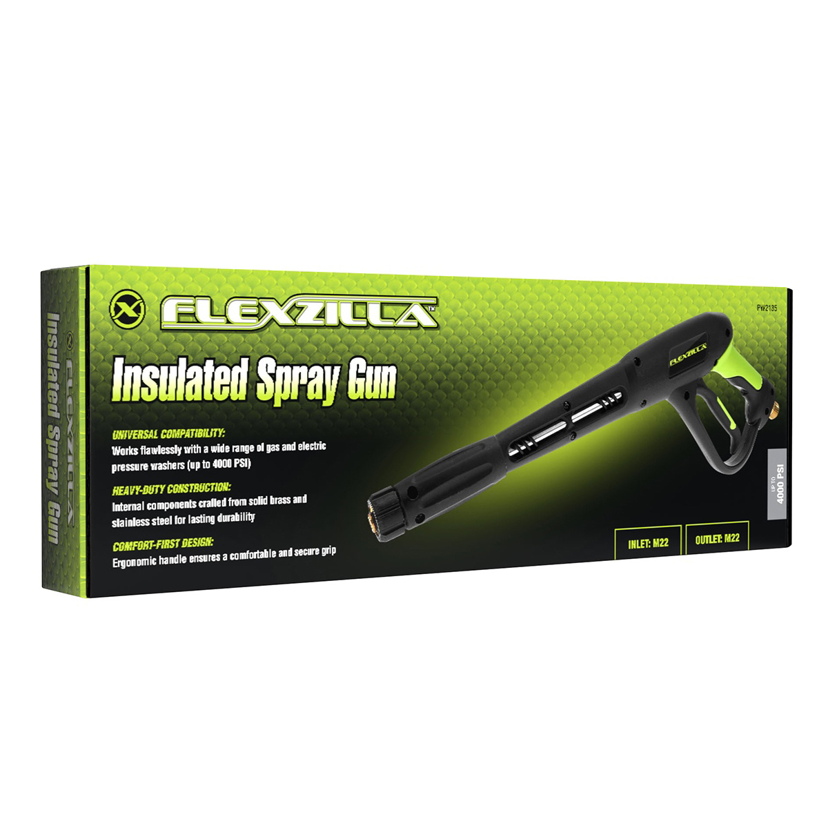 LEGPW2135 Soft Grip Spray Gun with 20 in. Extension