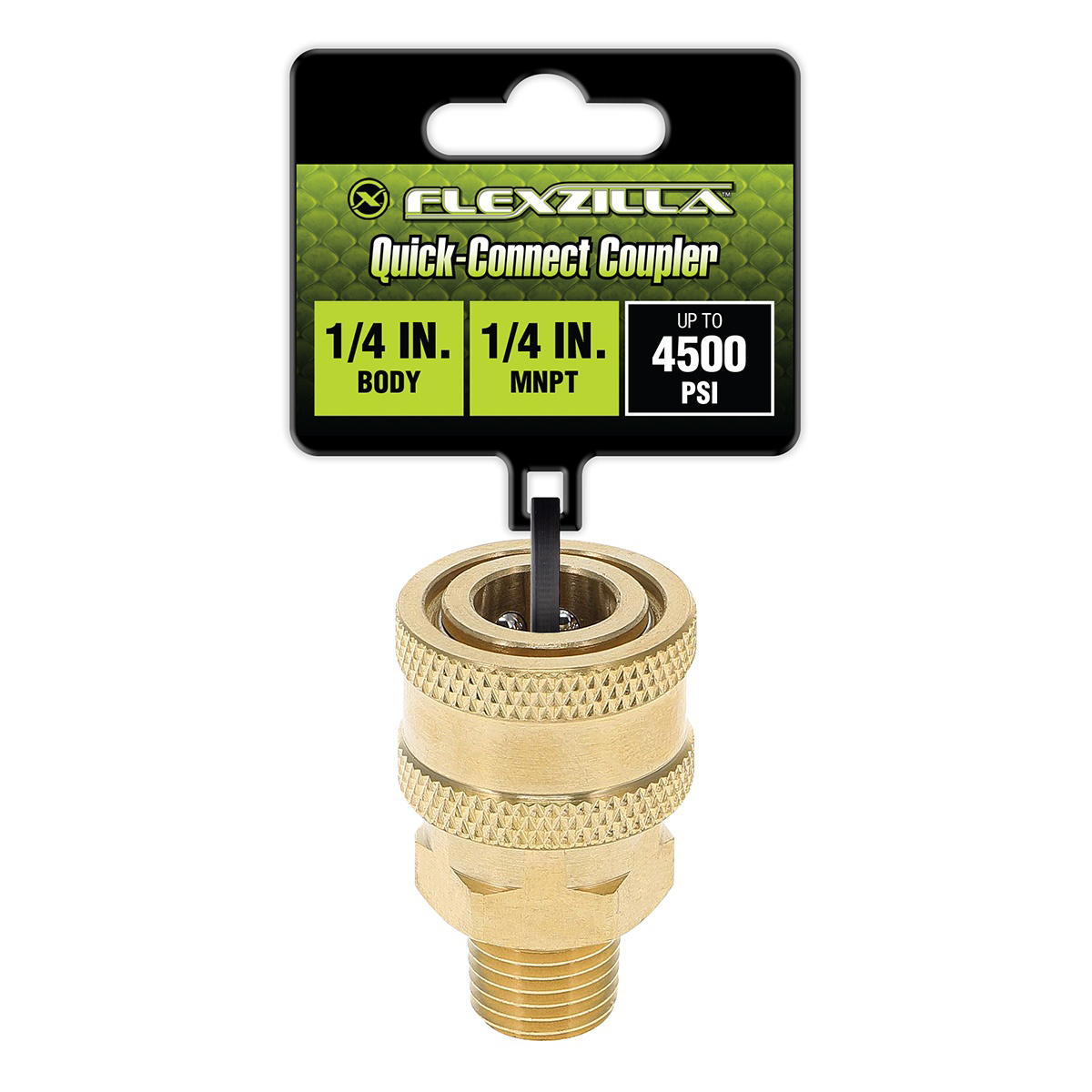 LEGPW3561 0.25 in. Body x 0.25 in. MNPT Brass Quick-Connect Coupler