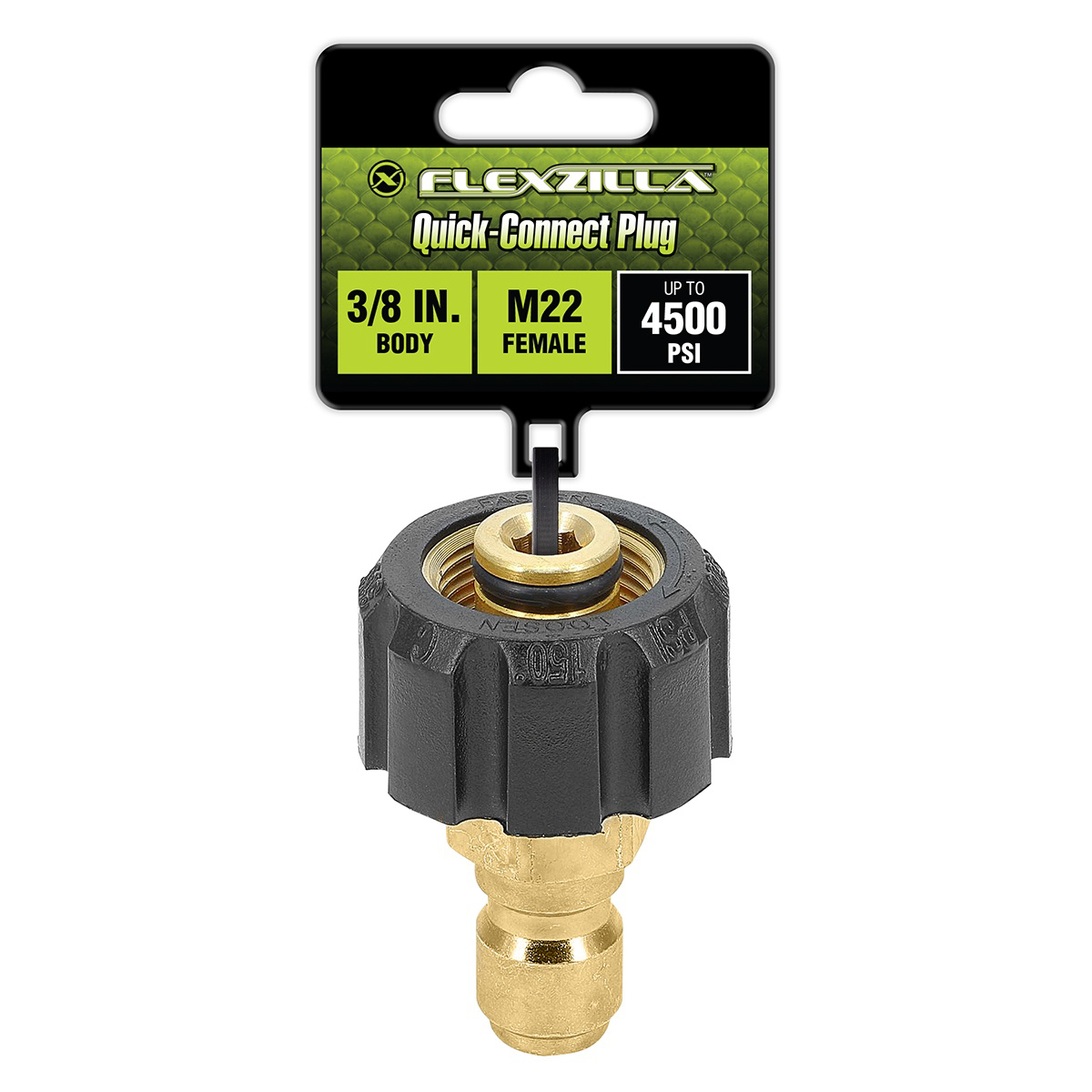 LEGPW3490 0.38 in. Body x M22 Female Steel Quick-Connect Plug