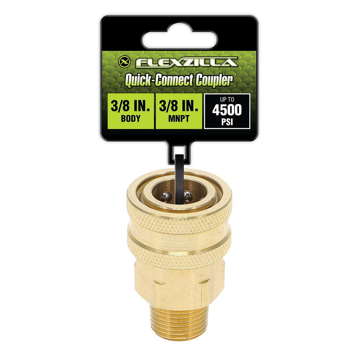 LEGPW3581 0.38 in. Body x 0.38 in. MNPT Brass Quick-Connect Coupler