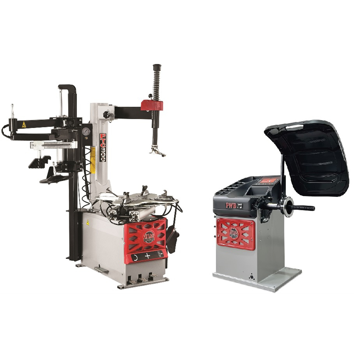 ATEAP-TCWB-COMBO4-FPD Platinum PTC300 Tire Changer Plus PWB70 Wheel Balancer Combo