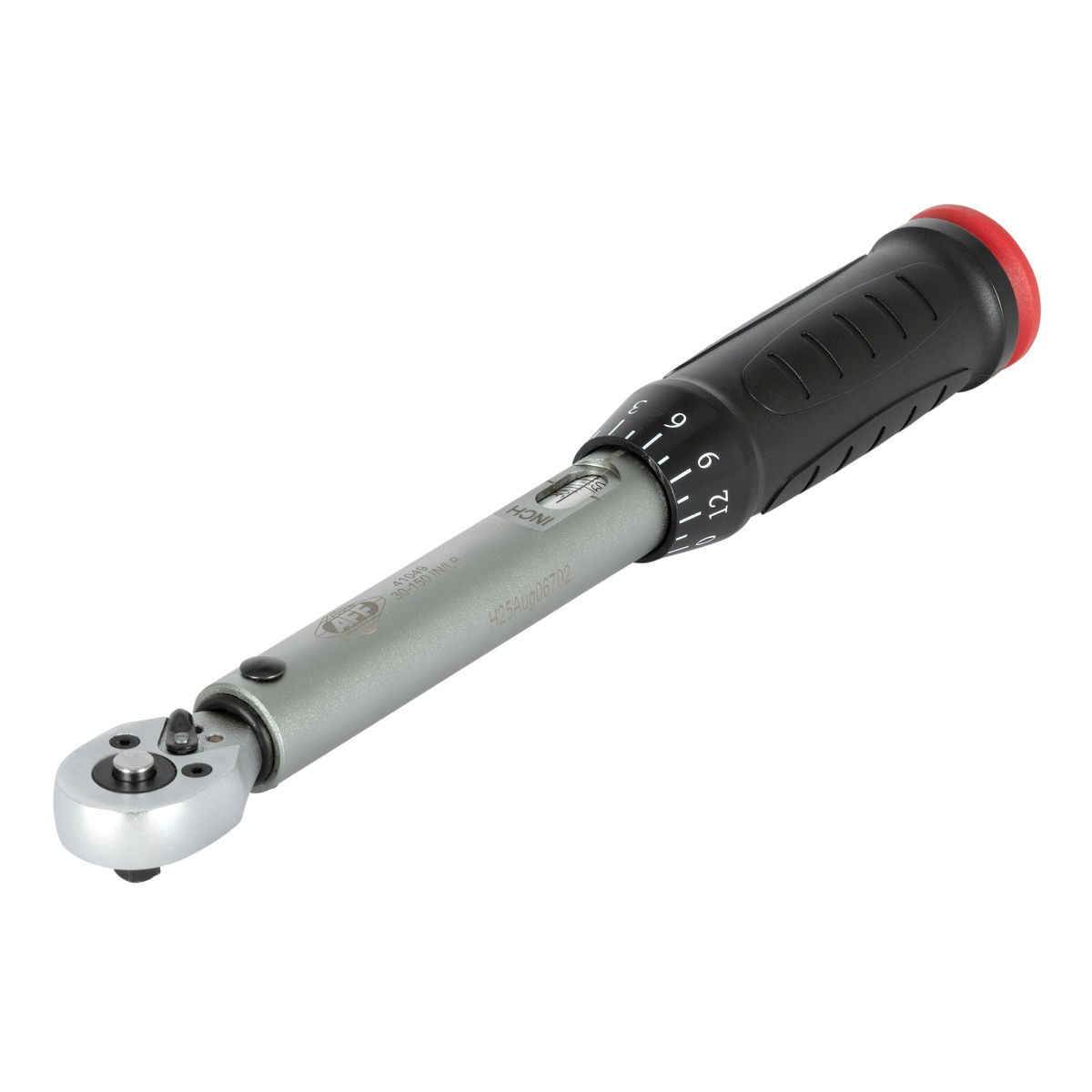 American Forge & Foundry INT41049 Torque Wrench, 0.25 in. Drive, Adjustable, 30-150 in. lbs