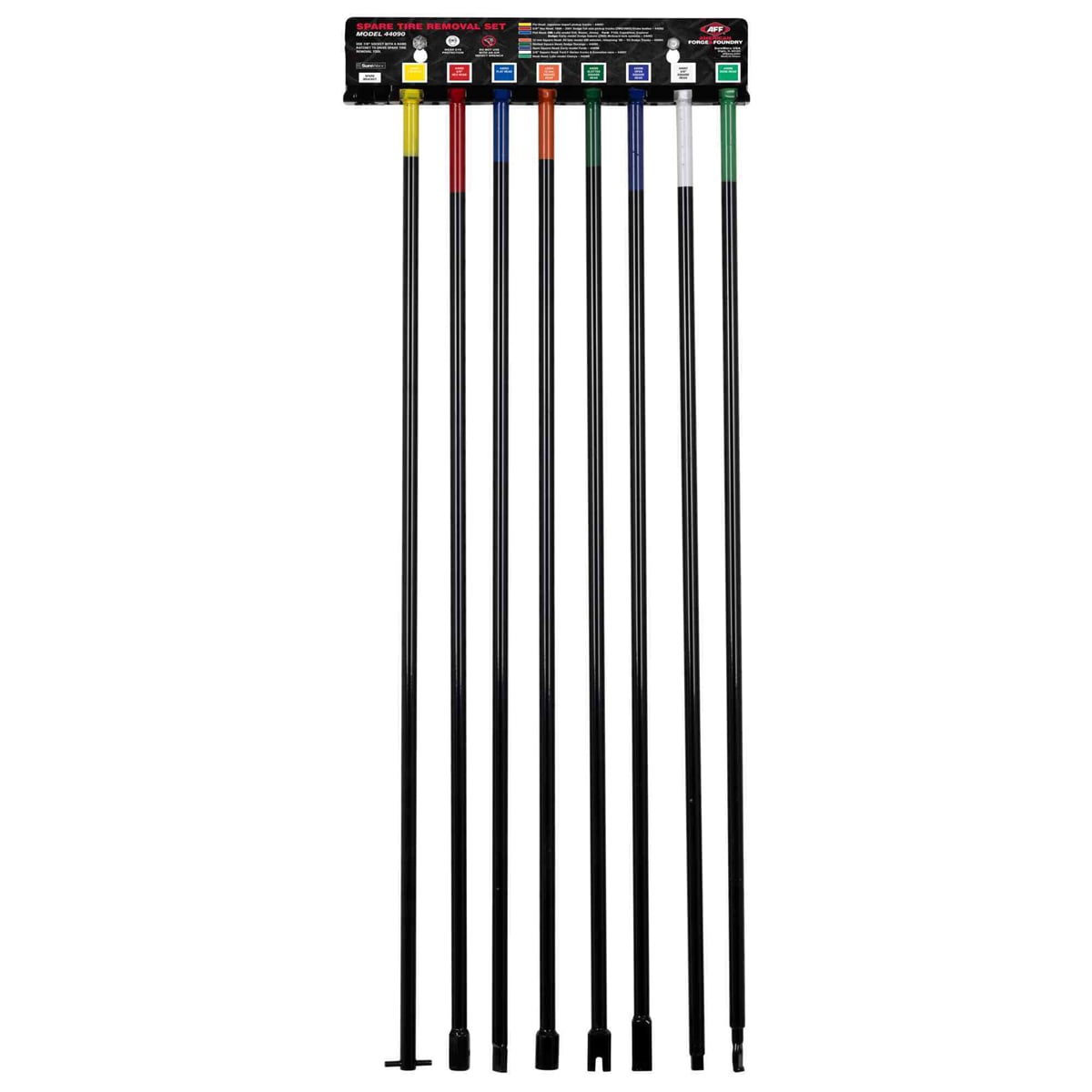 American Forge & Foundry INT44090 Spare Tire Removal Set, 8 Piece
