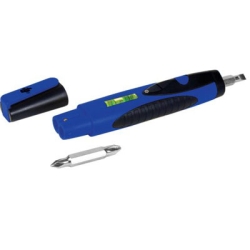 Performance Tool W9161 Lighted Screwdriver with Built-In Level, Each
