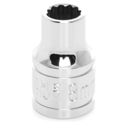 Performance Tool 3/8" Drive 8mm Metric 12-Point Socket (W38808)