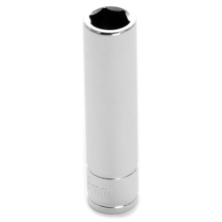 0.25 in. Drive Point Deep Chrome Socket, 8 mm