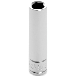 W36309 6 Point Deep Chrome Socket, 0.25 in.
