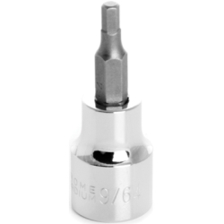 Performance Tool W38875 Hex Bit Socket, 3/8" Drive, 9/64"