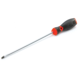Slotted Screwdriver - Clear Handle - 8 in. Shaft - Durable Design