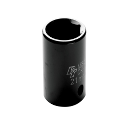 Performance Tool M831 1/2 Dr. 6-Point Impact Socket, 21mm