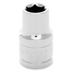 Performance Tool W32014 1/2" Dr 7/16" 6Pt Socket,