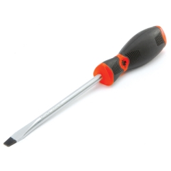 Slotted Screwdriver - Clear Handle - 6 in. Shaft - Precision Tip