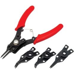 Performance Tool 5-Piece Interchangeable Head Snap Ring Plier Set (1435)