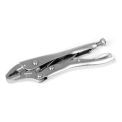 Adjustable Locking Pliers with Curved Jaw, 5 in.