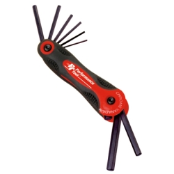 W80282 SAE Folding Hex Key Set, 8 Piece