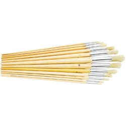 1451 Long Handle Artist Brush, 12 Piece