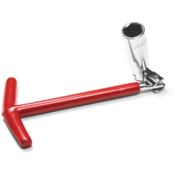 T-Hand Spark Plug Wrench - Chrome Finish - 0.62 Inch - Lightweight Design