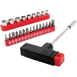 1413 Magnetic T-Bar Driver Set, 25 Piece
