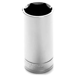 W32427 0.5 in. Drive 6 Point Deep Chrome Socket, 27 mm