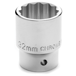 Performance Tool W34832 3/4" Drive 12-Point Standard Socket 32mm