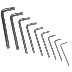 9-Piece Chrome Vanadium Steel Torx Key Set