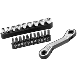 1908 Offset Ratcheting Driver, 21 Piece