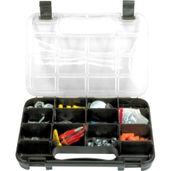 Performance Tool W5189 Plastic 14 Bin Parts Storage Container