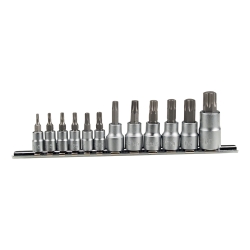 W1335 Chrome Vanadium Star Bit Socket Set Chrv, 12 Piece