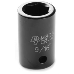 M803 0.5 in. Drive 6 Point Standard Impact Socket, 0.56 in.