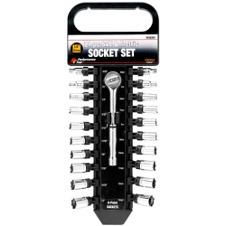 W38304 21 Piece 0.25 in. Drive Socket Set