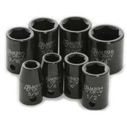 M588DB 8 Piece 0.37 in. Drive SAE Impact Socket Set