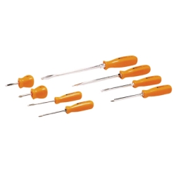 W904 Hi-Viz Orange Screwdriver Set, 8 Piece