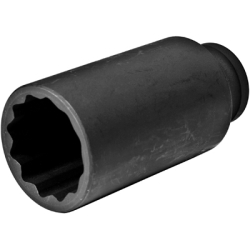 Performance Tool 1/2" Drive 34mm 12-Point Axle Nut Socket (W83179)