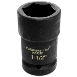W83030 1 in. Drive Budd Wheel Socket, 1.5 in.