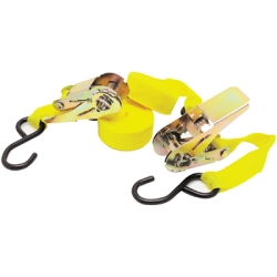 2-Piece 1 in. x 15 ft. Ratchet Tie Down Set, 2PK