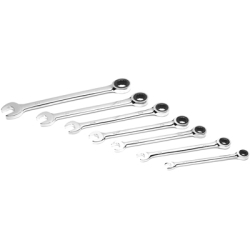 W30630 7 Piece F-P SAE Ratcheting Wrench Set