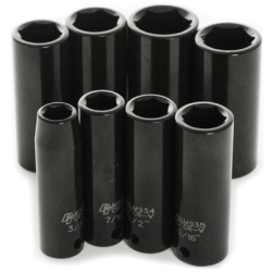 M594DB 8 Piece 0.37 in. Drive SAE Deep Impact Socket Set