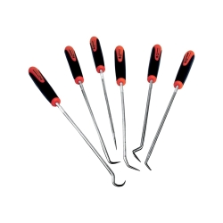 Hook & Pick Set - 6 Piece - Durable Handles - Handy Storage Tray
