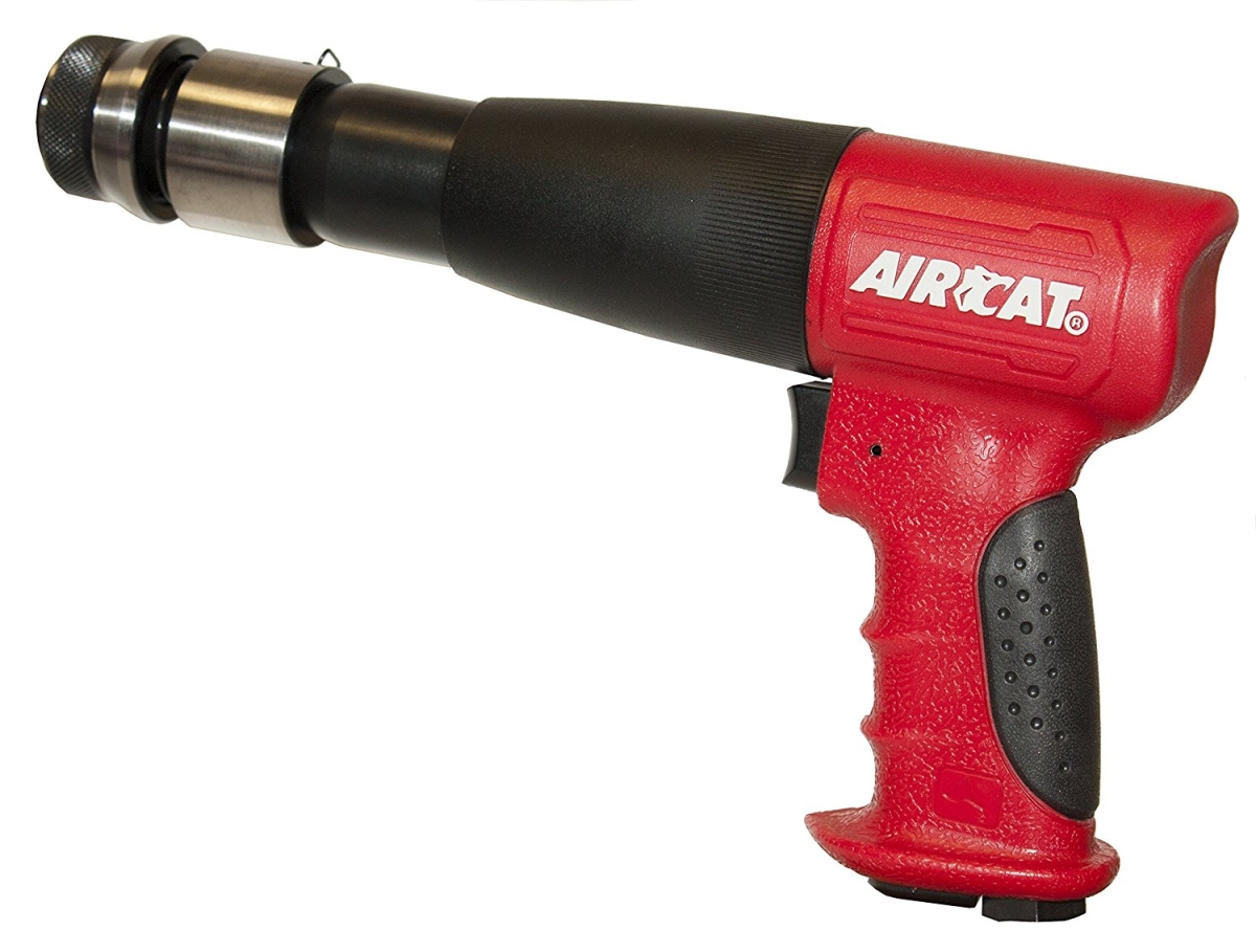 Picture of AirCat 5200-A-T Stroke Low Vibration Composite Air Hammer&#44; Long&#44; Red & Black