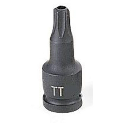 Grey Pneumatic 1/4" Dr. x TT25 Tamper Proof Star Driver Socket (925TT)