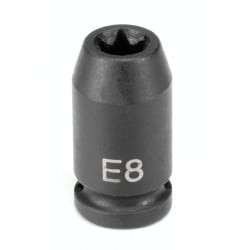 0.25 in. Drive x E8 External Star Impact Socket