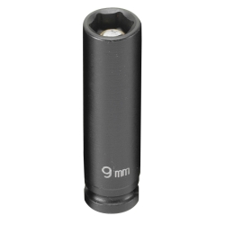 GRE909MDG 0.25 in. Drive x 9 mm Deep Metric Magnetic Impact Socket