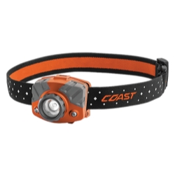Coast 20620 FL75R Rechargeable Headlamp, Orange