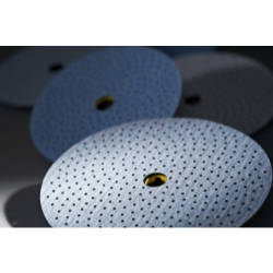 Hook-and-Loop Sanding Disc, 6" Dia, Multi-Hole, Ceramic Alumina, P800 Grit, Coated Type
