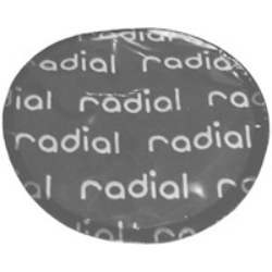 TI732 2.25 in. Medium Round Universal Tire Repair Patch - Case of 25