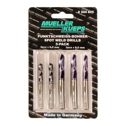 Mueller - Kueps 244 805 Spot Welding Drill Bits, Pack of 5