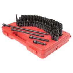3580 0.37 in. Drive Master Impact Socket Set - 80 Piece, 80PK