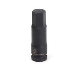 Sunex SUN36487 0.37 in. Drive 10 mm Hex Driver Impact Socket